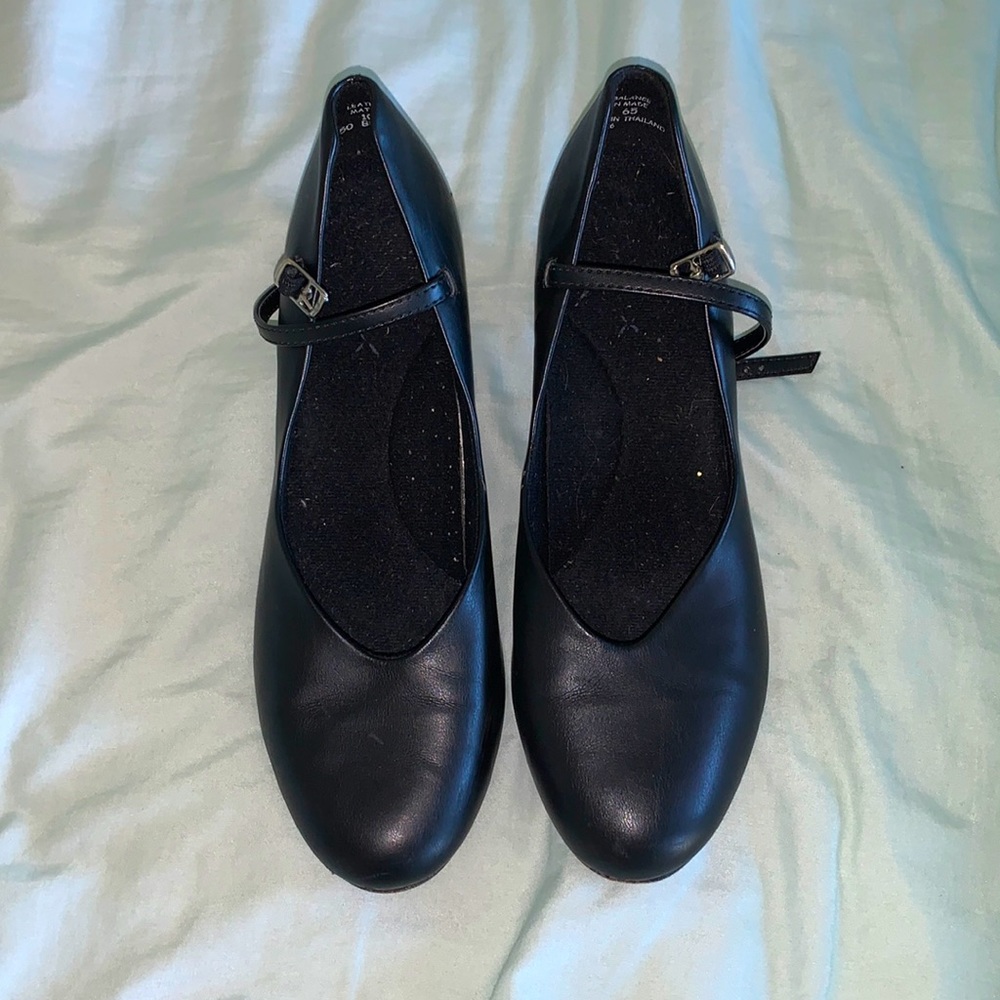 CAPEZIO Character Heels, 2 inches, Women’s Size 9, Black
